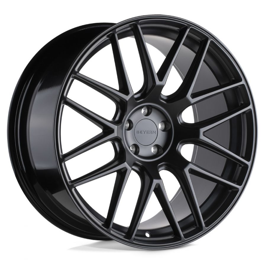 Beyern<br>Autobahn Matte Black (17x8)